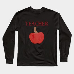 Teacher's Apple Long Sleeve T-Shirt